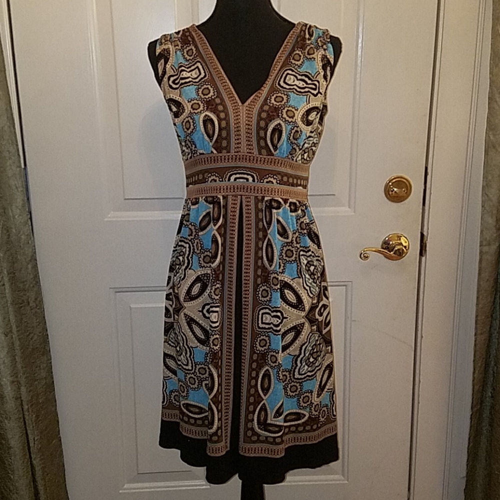 PRECEPTIONS NEW YORK Empire waist floral dress